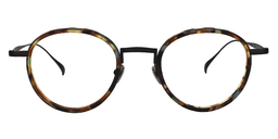 Tamara Round Green Tortoise Glasses0