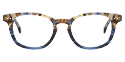 Tasha Square Blue-Black Eyeglasses0