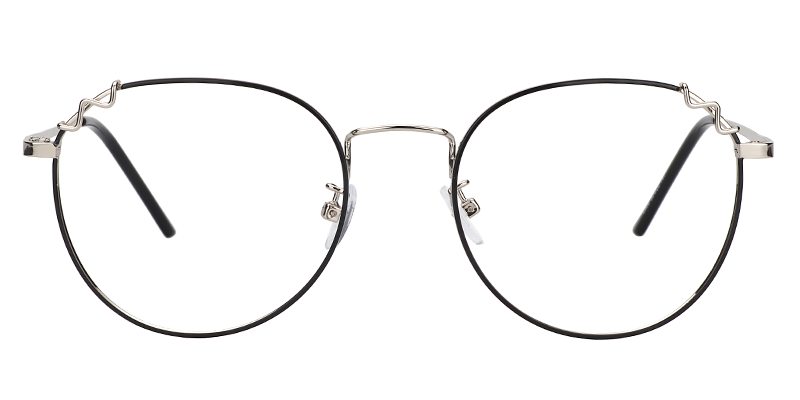 Sherry Round Silver Glasses