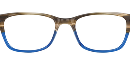 Samantha Rectangle Blue Glasses5
