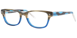 Samantha Rectangle Blue Glasses2