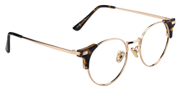 Sandra Round Light Amber Glasses 3