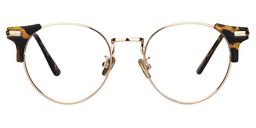 Sandra Round Light Amber Glasses 0