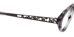 Zelda Oval Gray Tortoise Glasses4