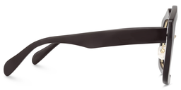 Frankie Geometric Brown Glasses2