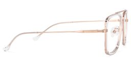 Nayeli Aviator Clear Glasses4