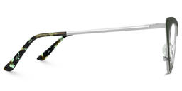 Ellen Cateye Green Glasses3