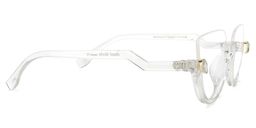 Felicia Cat Eye Clear Glasses (Z-shaped Arms)3