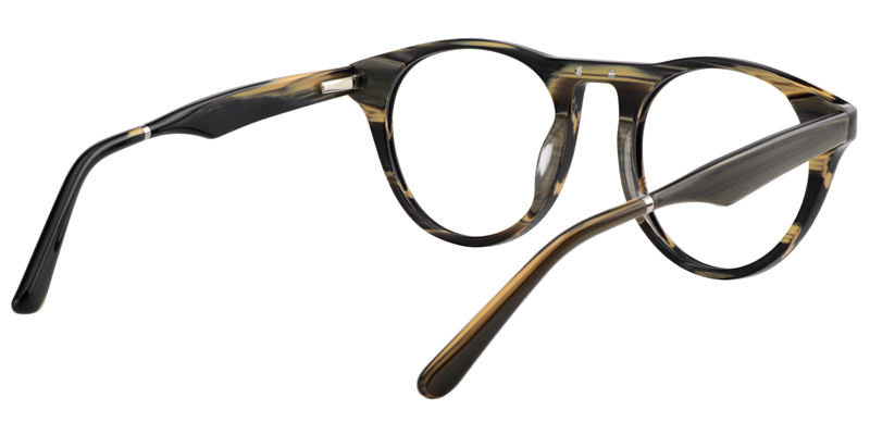 Round Light Amber Glasses5