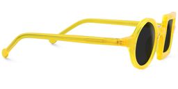 Paola Asymmetric Yellow Sunglasses3