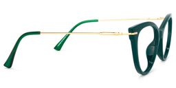 Pablo Cateye Dark-Green Glasses4