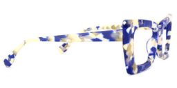 Newell Rectangle Blue-Floral Glasses3