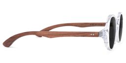 Charlie Clear Round Sunglasses3