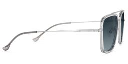 Nayeli Aviator Gray-Silver Sunglasses3