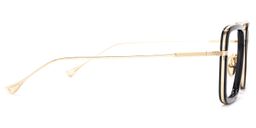 Gifford Black-Gold Aviator Glasses3