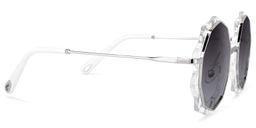 Princess Geometric Clear Sunglasses3