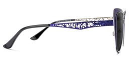 Eileen Cateye Blue Sunglasses3