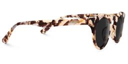 Abigail Round Light Tortoise Sunglasses3