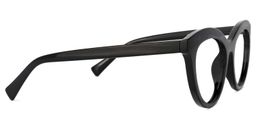 Fairy Cateye Black Glasses3