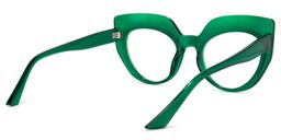 Depp Cateye Green Glasses4