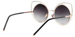 Wendy Cateye Gold Sunglasses5