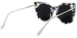 Dahlia Cateye Blue-Black Sunglasses5