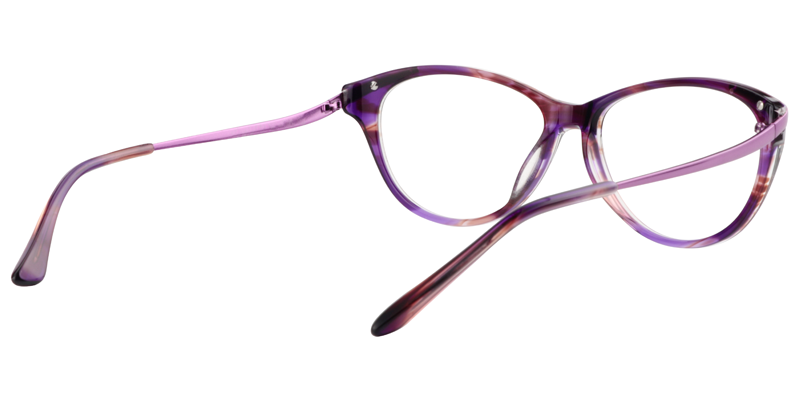 Oval Purple Glasses | Zeelool Glasses Online5