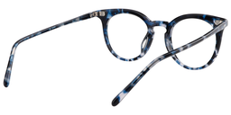Kermit Round Blue-Black Glasses5