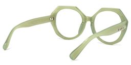 Skylar Geometric Cameo-Green Glasses4
