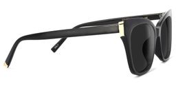 Bertha Cat Eye Black Sunglasses 2