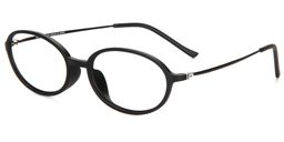 Amy Oval Black Eyeglasses3