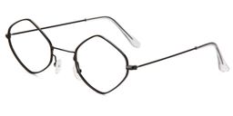 Kyra Geometric Black Glasses4