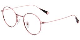 Lilith Round Pink Glasses 4