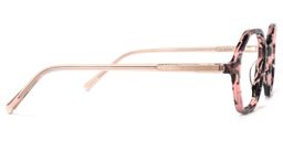 Emeline Geometric Pink-Floral Glasses3