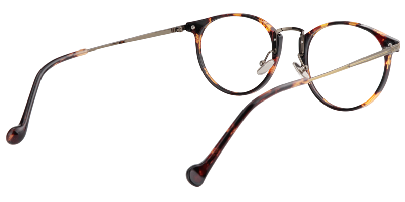 Round Tortoise Glasses | Zeelool Eyeglasses5