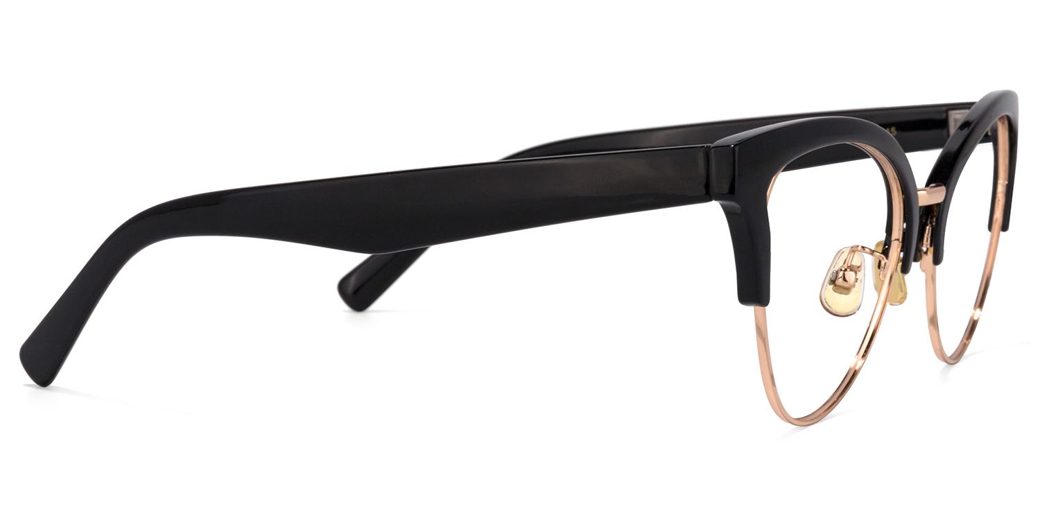 Browline Black Glasses4
