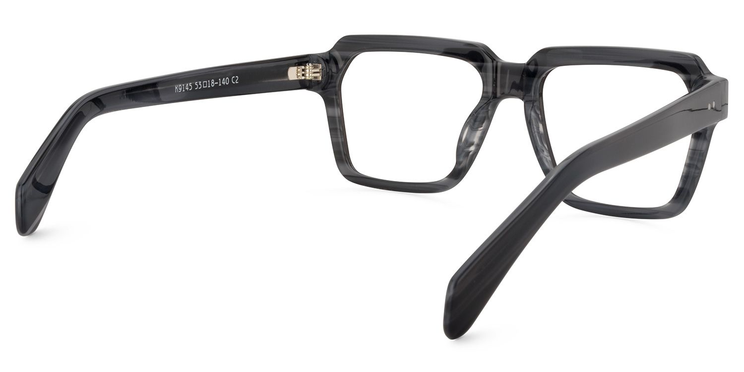 Square Gray Glasses | Zeelool Glasses5