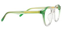 Ysabel Round Green Glasses3