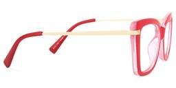 Yulia Cateye Red Glasses3