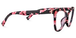 Saul Cateye Pink-Floral Glasses3