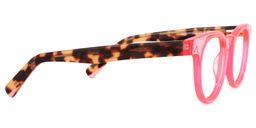 Yasser Round Pink Glasses3