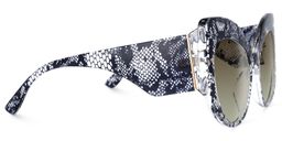 Kait Cat-eye Black Sunglasses3