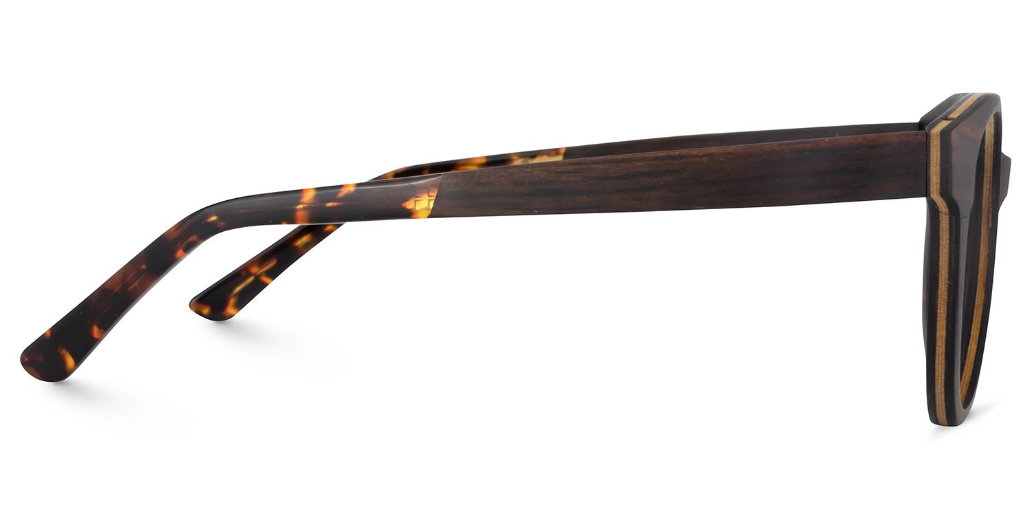 Round Burnt Umber Glasses | Zeelool Glasses3