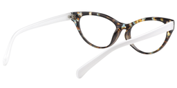 Babur Cateye Gold-Tortoise Reading Glasses5
