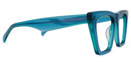 Cecile Cat Eye Blue Glasses3