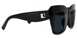 Alberta Cat Eye Black Sunglasses3