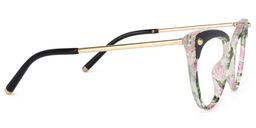 Alivia Cat Eye Pink-Green-Floral Glasses5