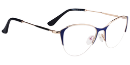 Sonja Cat Eye Blue Glasses4