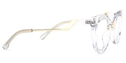 Scardecchio  Cateye Clear Glasses3