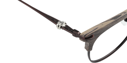 Raines Browline Brown Glasses2